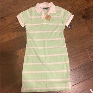 Girls polo cotton dress